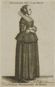 विनीज़ महिला द्वारा Wenceslaus Hollar