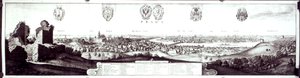 प्राग का दृश्य, 1649 द्वारा Wenceslaus Hollar