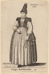 बेसल का वर्जिन द्वारा Wenceslaus Hollar