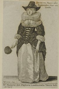 लंदन के मेयर की पत्नी द्वारा Wenceslaus Hollar