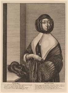 सर्दी द्वारा Wenceslaus Hollar