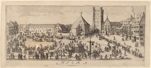 सर्दी: परेड ग्राउंड द्वारा Wenceslaus Hollar