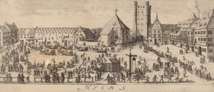 विंटर: द परेड ग्राउंड, सी। 16281629. द्वारा Wenceslaus Hollar