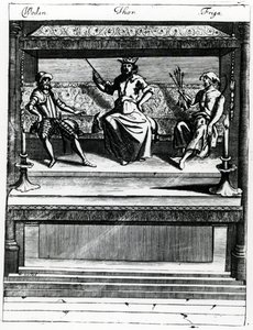 वोडेन, थोर और फ्रिगा द्वारा Wenceslaus Hollar