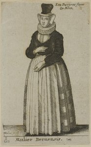 बर्न की महिला द्वारा Wenceslaus Hollar