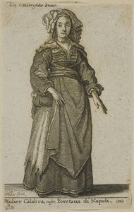 कैलाब्रिया की महिला द्वारा Wenceslaus Hollar