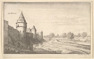 डुरेन, 1664 में। द्वारा Wenceslaus Hollar