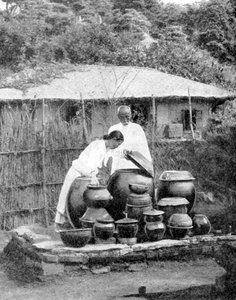 कोरिया के सफेद वस्त्र वाले निवासी, 1936।