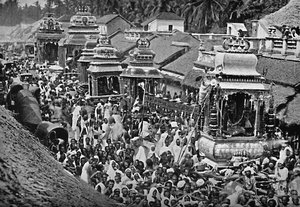 एक हिंदू धार्मिक जुलूस, मद्रास, 1902 द्वारा विएले और क्लेन