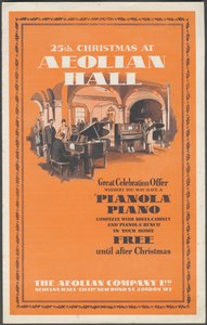 एओलियन कंपनी पियानोलास, 1920s