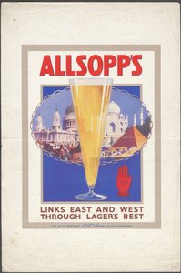 Allsopp's Lager, 1920s द्वारा विल्फ्रेड फ्रायर