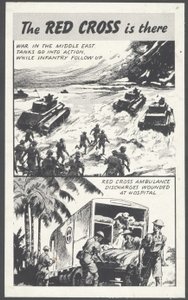 रेड क्रॉस युद्धकालीन विज्ञापन, 1940s द्वारा विल्फ्रेड फ्रायर