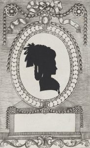 काउंटेस लॉड्रोनी का सिल्हूट, 1784-1834। द्वारा विल्हेम एकरमैन