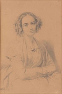 संगीतकार फैनी हेंसेल नी मेंडेलसोहन 1805-1847, 1847 का चित्रण। द्वारा विल्हेम हेंसल