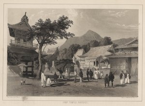 मुख्य मंदिर, हकोदादी, 1855 द्वारा विल्हेम जोसेफ हेन