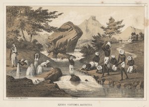 हिंदो कॉस्टयूम, मॉरीशस, 1855 द्वारा विल्हेम जोसेफ हेन