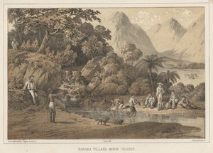 विलेज विलेज बोनिन आइलैंड्स, 1855