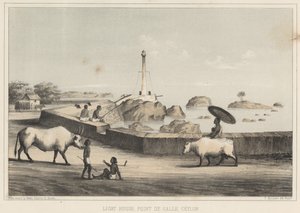 लाइट हाउस, प्वाइंट डी गैल, सीलोन, 1855