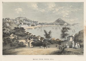 पेनाह हिल से मकाओ, 1855