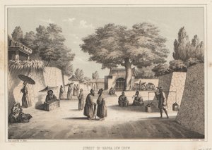 नापा में सड़क, ल्यू च्यू, 1855 द्वारा विल्हेम जोसेफ हेन