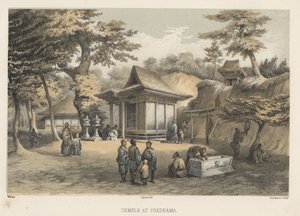 योकहाम, 1855 में मंदिर