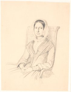 एक कुर्सी पर बैठी सोफी फ्रेडरिक रैफेनबर्ग का चित्र द्वारा Wilhelm Marstrand