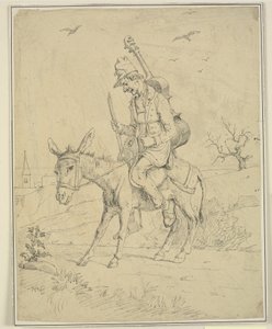 गधे पर बाजे वाला द्वारा विल्हेम मारस्टैंड