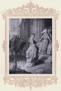 ग्रेटचेन, किर्चगैंग (लिथो) द्वारा विल्हेम वॉन (बाद) कौलबाक