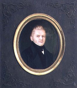 अलेक्जेंडर मुरावियोव का पोर्ट्रेट, c.1840 (वॉटरकलर और गौचे) द्वारा विल्हेल्मिना फेओडोरोवना गेबहार्ड