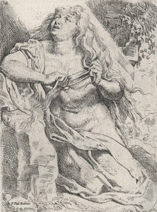 मरियम मगदलीनी जंगल में, ca. 1613-14.