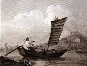 थॉमस मेडलैंड (1755-1823) पब द्वारा उत्कीर्ण एक चीनी वाटरमैन में समय और श्रम की अर्थव्यवस्था का उदाहरण। जी निकोलो द्वारा द्वारा विलियम (बाद में) सिकंदर