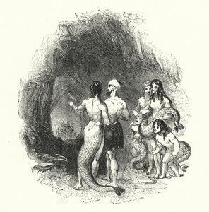'अब्द-अल्लाह ऑफ द लैंड इन हाउस' अब्द-अल्लाह ऑफ द सी (उत्कीर्णन) द्वारा विलियम (बाद) हार्वे