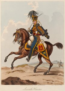 सातवें हुसार (एक्वाटिंट, रंगीन)