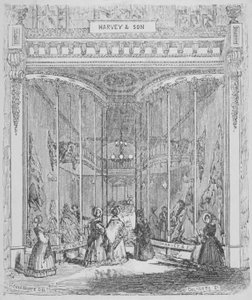 नंबर 9 लुडगेट हिल, लुडगेट हिल, लंदन शहर, 1845 में हार्वे और सन का परिसर