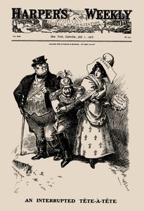 एन इंटरप्टेड टेटे-ए-टेट हार्पर वीकली, 1905।