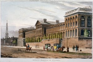 सेंट ल्यूक अस्पताल, ओल्ड स्ट्रीट, फिन्सबरी, लंदन, 1815