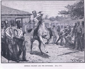जनरल हेयर्स और विद्रोहियों 1857 ई द्वारा विलियम बार्न्स ऊन