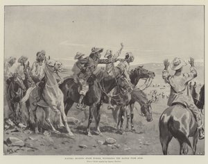 काफ़िर, स्पेयर हॉर्स पकड़े हुए, अफ़ार से लड़ाई का गवाह