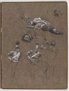 तेल चित्रकला के लिए अध्ययन झंडा: अल्बुहेरा, 16 मई, 1811 द्वारा विलियम बार्न्स ऊन