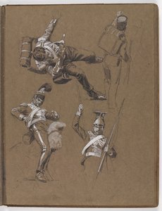तेल चित्रकला के लिए अध्ययन झंडा: अल्बुहेरा, 16 मई, 1811 द्वारा विलियम बार्न्स ऊन