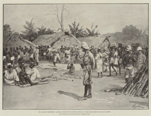 केप तट कैसल से मार्च पर आशांति अभियान, अकोफुल, दूसरा हाल्टिंग स्टेशन द्वारा विलियम बार्न्स ऊन