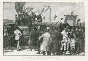 केनिंगटन कॉमन, लंदन पर चार्टिस्ट प्रदर्शन