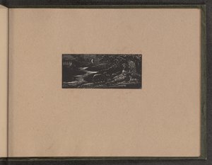 कोलिनेट रेस्टिंग बाय नाइट, 1821। द्वारा विलियम ब्लेक