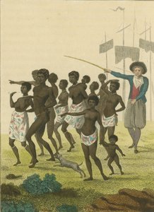 काले लोगों का समूह, जैसा कि गुलामों के लिए बेचा जाने के लिए आयात किया जाता है, 1793। द्वारा विलियम ब्लेक