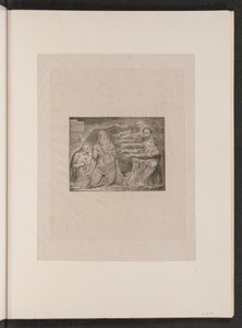 जॉब रिबुक्ड बाय हिज फ्रेंड्स, 1825। द्वारा विलियम ब्लेक
