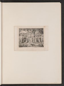 नौकरी और उसका परिवार, 1825। द्वारा विलियम ब्लेक