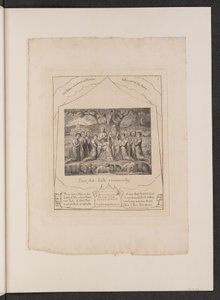 नौकरी और उसका परिवार, 1825। द्वारा विलियम ब्लेक