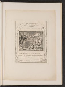 जॉब्स कम्फर्टर्स, 1825। द्वारा विलियम ब्लेक