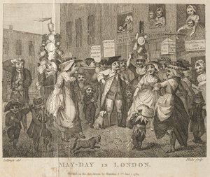 लंदन में मई-दिवस, 1784। द्वारा विलियम ब्लेक