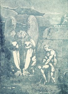 एल्बियन के एन्जिल्स पर, 1790 के दशक के मध्य में द्वारा विलियम ब्लेक